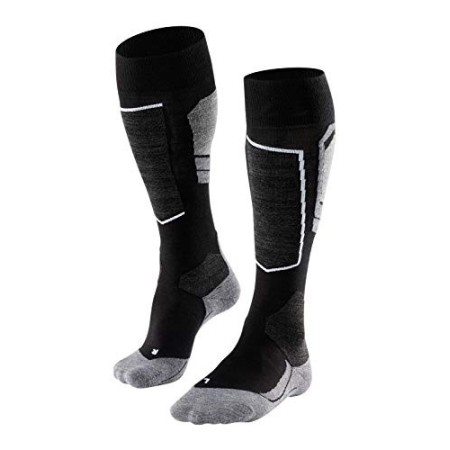 Falke SK4 M KH - Calze da sci da uomo, confezione da 1, Uomo, Calzini da sci, 16550, Nero (Black-Mix 3010)., 46-48