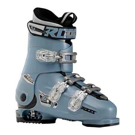 Roces Idea Free - Scarponi da Sci Regolabili, Unisex, per Bambini, Colore: Nero, 36-40
