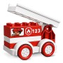 LEGO Duplo My First Autopompa Camion a 4 Ruote, Include Decorazioni di Passeggeri e 1 Scala sul Tetto per Ispirare il Gioco di F