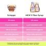 NICKS Fiber Syrup, Sciroppo di fibra con sapore di miele, dolcificante alternativo allo zucchero, senza zuccheri aggiunti 300 g