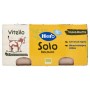 Hero Solo Omogeneizzati Vitello Bio, Cartone da 12 Vasetti 2 x 80 Gr