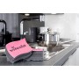 Vileda Spugna Clean & Shine Inox 3in1 Sponge, 0, Grigio, Rosa, 150 x 95 x 46