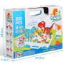 jerryvon Puzzle Bambini 3D Giochi Montessori Mosaico Giocattolo Chiodini 193 Pezzi Costruzione Creativa con Trapano Elettrico Re