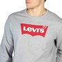 Levi's Graphic B Felpa, ADD Crew T2 HM Midtone Heather Grey, L Uomo
