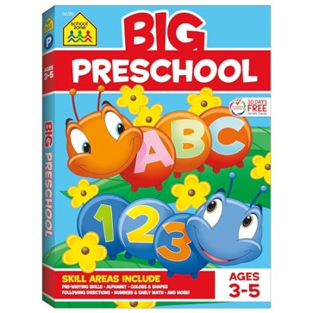 Big Preschool Workbook: Ages 3-5