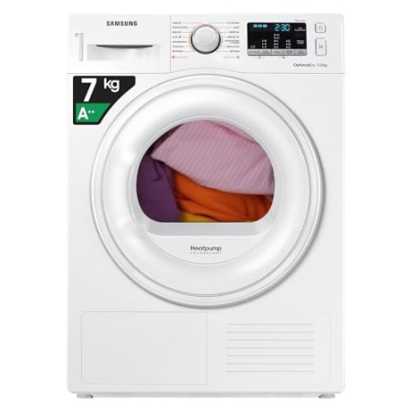 Samsung DV70M50201W Asciugatrice 7 kg, 60 x 60 x 85 cm, Bianco con Oblò Bianco