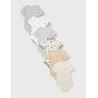 Care 4133 Body, Multicolore (Bianco Sporco), 2-3 Years, Pacco da 6