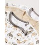 Care 4133 Body, Multicolore (Bianco Sporco), 2-3 Years, Pacco da 6