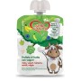Cuore di Frutta Frullato di Frutta Bio, Mela, Yogurt, Banana, Mirtilli e Miglio - Confezioni da 90G, 12 Unità