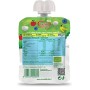 Cuore di Frutta Frullato di Frutta Bio, Mela, Yogurt, Banana, Mirtilli e Miglio - Confezioni da 90G, 12 Unità