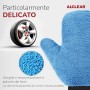 Alclear 950013IF Guanto Pulente in Microfibra per Cerchioni Migliore dei Detergenti Chimici, 26 x 12 cm, Blu