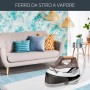 Rowenta VR7260 Easy Steam Ferro da Stiro Generatore di Vapore, Piastra in Acciaio Inox, con Filtri Anticalcare