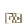 13Casa - Liberty B6 - Libreria a muro. Dim: 85x16x47,5 h cm. Col: Rovere. Mat: Nobilitato., beige