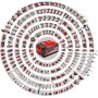 Einhell 3433533 Soffiatore di Foglie Senza Fili, Batteria agli Ioni di Litio da 18 V, Potenza Soffio 210 Km/H, Incluso 2.0 Ah e 