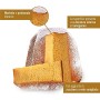 Pandoro artigianale di Fraccaro Spumadoro, dolce natalizio Made in Italy, confezione in Latta - 1000 gr.