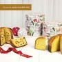Pandoro artigianale di Fraccaro Spumadoro, dolce natalizio Made in Italy, confezione in Latta - 1000 gr.