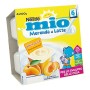 Nestlé Mio Merenda al Latte Albicocca, da 6 Mesi, 6 Confezioni da 4 Vasetti, 24 Vasetti