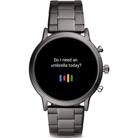 Fossil Orologio Digitale Uomo con Cinturino in Acciaio Inossidabile FTW4024
