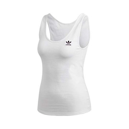 adidas Fm2605 Canotta, Donna, White/Black, 44