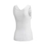adidas Fm2605 Canotta, Donna, White/Black, 44