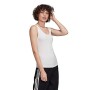 adidas Fm2605 Canotta, Donna, White/Black, 44
