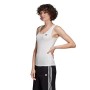 adidas Fm2605 Canotta, Donna, White/Black, 44