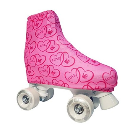 KRF 0017121, Copri Pattini con Stampa per Pattinaggio Artistico Unisex Bambini, Rosa, Taglia Unica