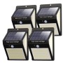 Luci solari per esterni, 140 LED, Litogo, versione 2020, per esterni con sensore di movimento, 1200 mAh, impermeabili, 800 lm, 3
