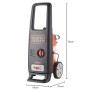 Black+Decker BXPW1600E Idropulitrice ad Alta Pressione (1600 W, 125 Bar, 420 l/h), Nero