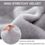 Heyomart - Copridivano elasticizzato in velluto per divano da 1 2 3 4 posti e 4 posti per animali domestici, protezione antisciv