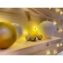 Mami Albero di Natale in Legno con Mensole e Stella in Alto 130x60cm