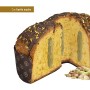 Panettone artigianale al Pistacchio di Fraccaro Spumadoro, Impasto con Lievito Madre farcito con una ricchissima crema al pistac
