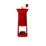 Bialetti Macinacaffè Manuale (con regolatore del Grado di macinatura del caffè), 1/3/6 Tazze, Red, Rosso