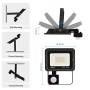 bapro 30W Faretto LED da Esterno con Sensore di Movimento,bianco caldo 3000K Faretto led da esterno Led floodlight, IP65 Imperme