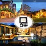 bapro 30W Faretto LED da Esterno con Sensore di Movimento,bianco caldo 3000K Faretto led da esterno Led floodlight, IP65 Imperme