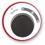 Moulinex Blendeo LM2A0110 Frullatore a Bicchiere, 400 W, 34 Decibel, Acciaio, Bianco