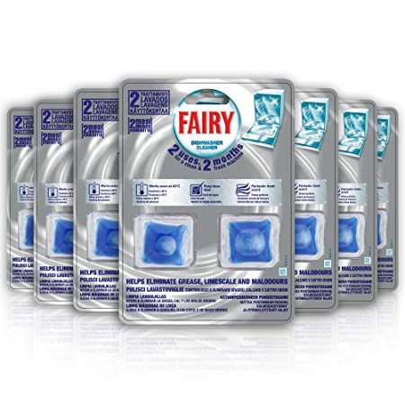 Fairy Additivo Cura Lavastoviglie, Maxi Formato, 7 confezioni x 2 pezzi