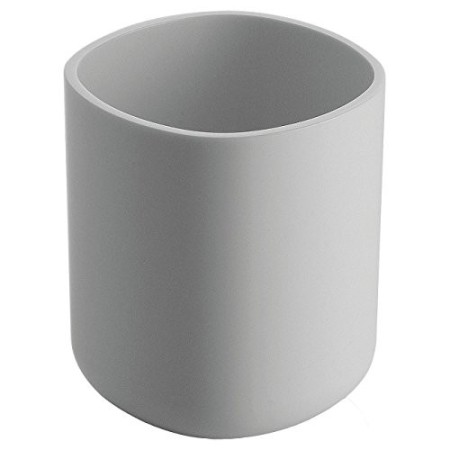 Alessi Birillo Bicchiere Portaspazzolini, PMMA, Bianco