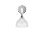 Kartell 9045B4 E' - Lampada da parete, 13,5 x 13,5 x 14,5 cm, Trasparente