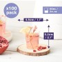 100 Bicchieri da Shot in Plastica Rigida con Eleganti Glitter Dorati, 60ml - USA e Getta Monouso & Riutilizzabile| Bicchierini p