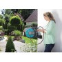 Gardena 8022-20 Roll-Up Avvolgitubo a Parete Orientabile, Elementi di Sistema e Lancia, 15 m, Blocco a Passi Brevi