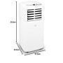 ARGO Swan Evo Climatizzatore Portatile, Bianco