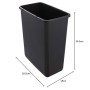 keeeper magne Pattumiere da Cucina, PP/TPE, Giallo, 10 Litri (per Sacchi da 18-20 L)