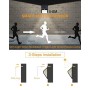 Luci solari per esterni, 140 LED, Litogo, versione 2020, per esterni con sensore di movimento, 1200 mAh, impermeabili, 800 lm, 3