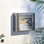Relaxdays Cassetta Posta con Motivo a Lettera, Argento, 14x35.5x30.5 cm