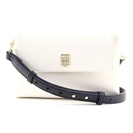 Tommy Hilfiger TH Modern Crossover, Borse Donna, Blu (Bright White/Navy), 1x1x1 Centimeters (W x H x L)