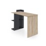 Home Heavenly® - Scrivania, tavolo da ufficio, modello Tokio, stile minimalista, industriale, mobile multifunzione 2 in 1, con 