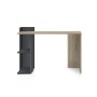 Home Heavenly® - Scrivania, tavolo da ufficio, modello Tokio, stile minimalista, industriale, mobile multifunzione 2 in 1, con 