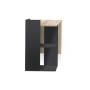 Home Heavenly® - Scrivania, tavolo da ufficio, modello Tokio, stile minimalista, industriale, mobile multifunzione 2 in 1, con 