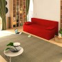 Baldiflex Divano Letto 3 Posti Modello TreTris Rivestimento Sfoderabile e Lavabile, Colore Rosso Cardinale